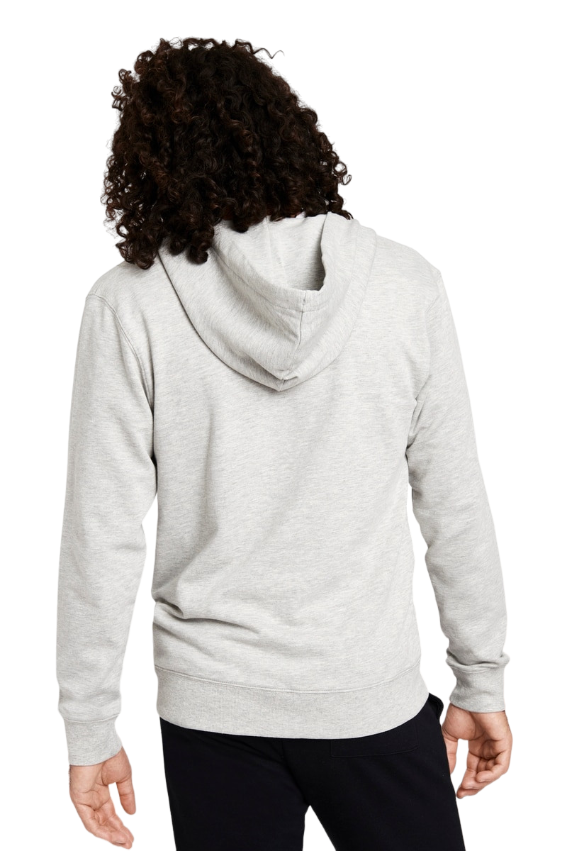 Mens Bonds Essential Hooded Hoodie Shadow Marle