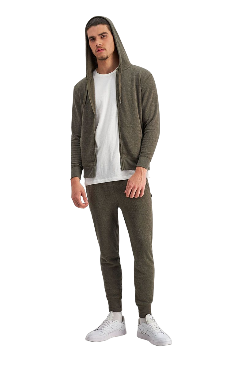 Mens Bonds Essential Zip Hooded Hoodie Wilderness