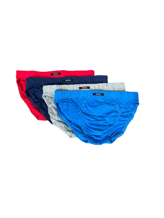 4 Pack Mens Bonds Action Hipster Briefs Underwear Red/Navy/Grey/Light Blue