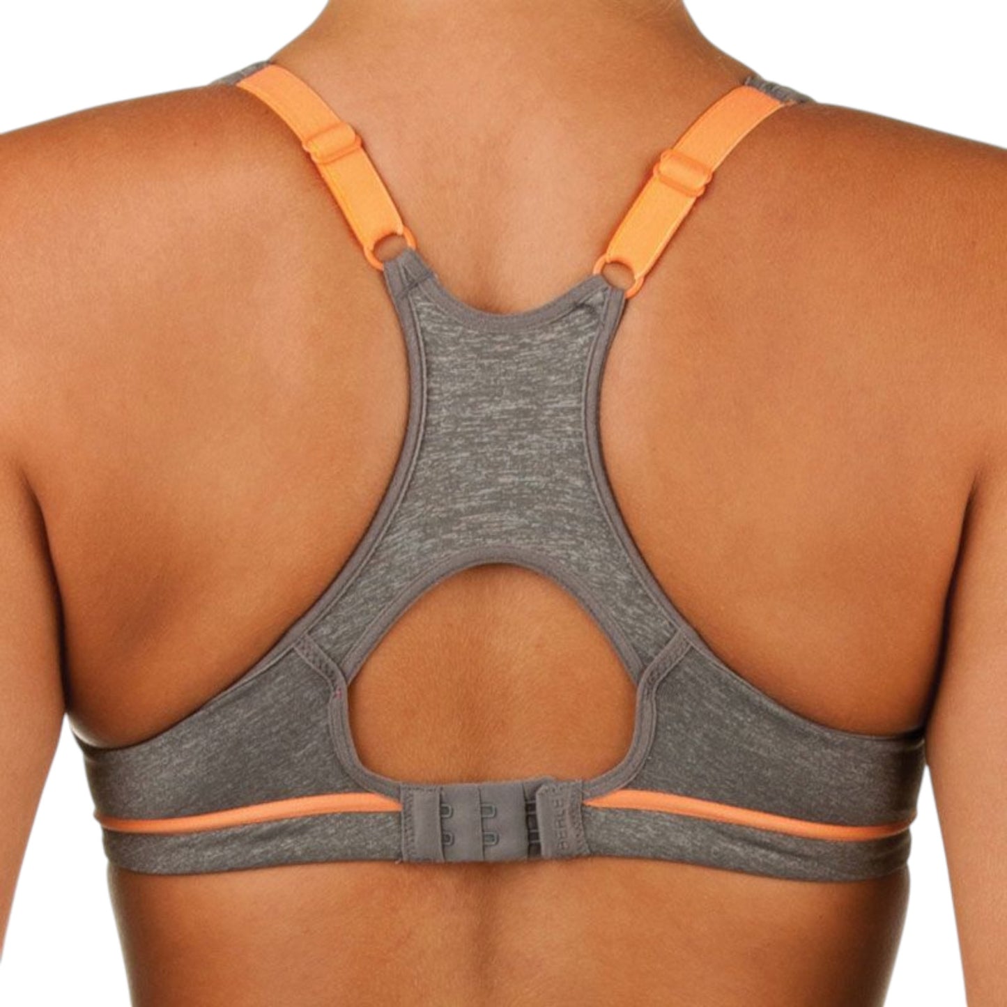 Womens Berlei Be Youth Support Underwire Sports Bra Dark Grey Marle