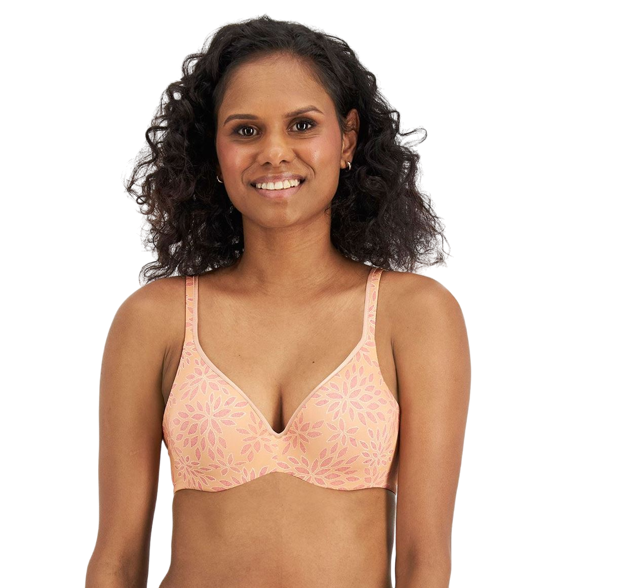 Womens Berlei Barely There Print Bra Orange