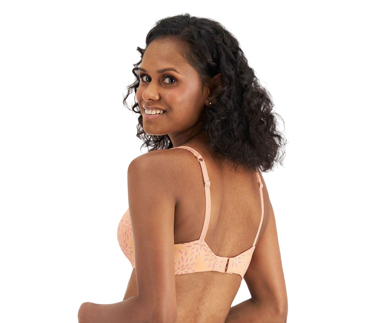 Womens Berlei Barely There Print Bra Orange