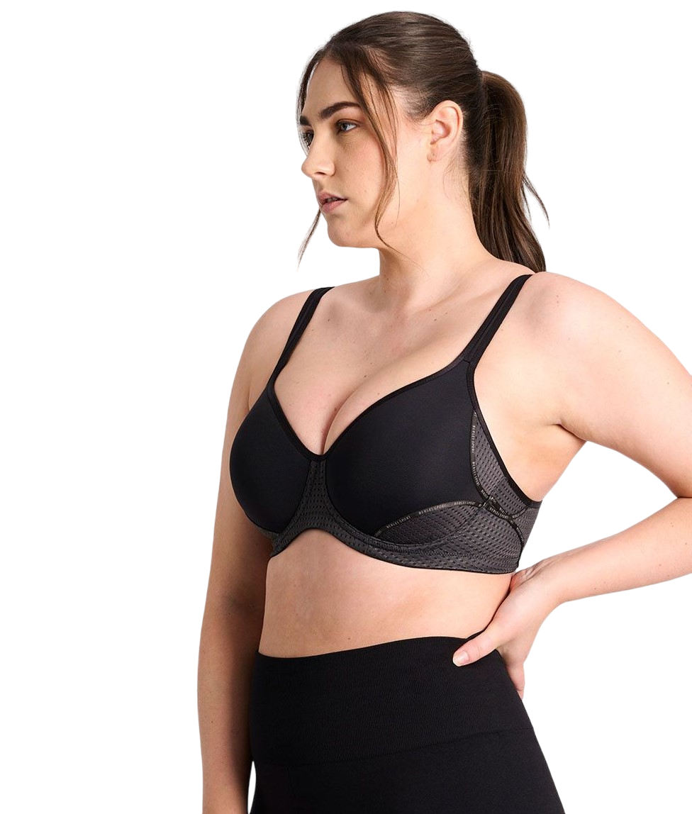 Womens Berlei Electrify Mesh Contour Bra Black