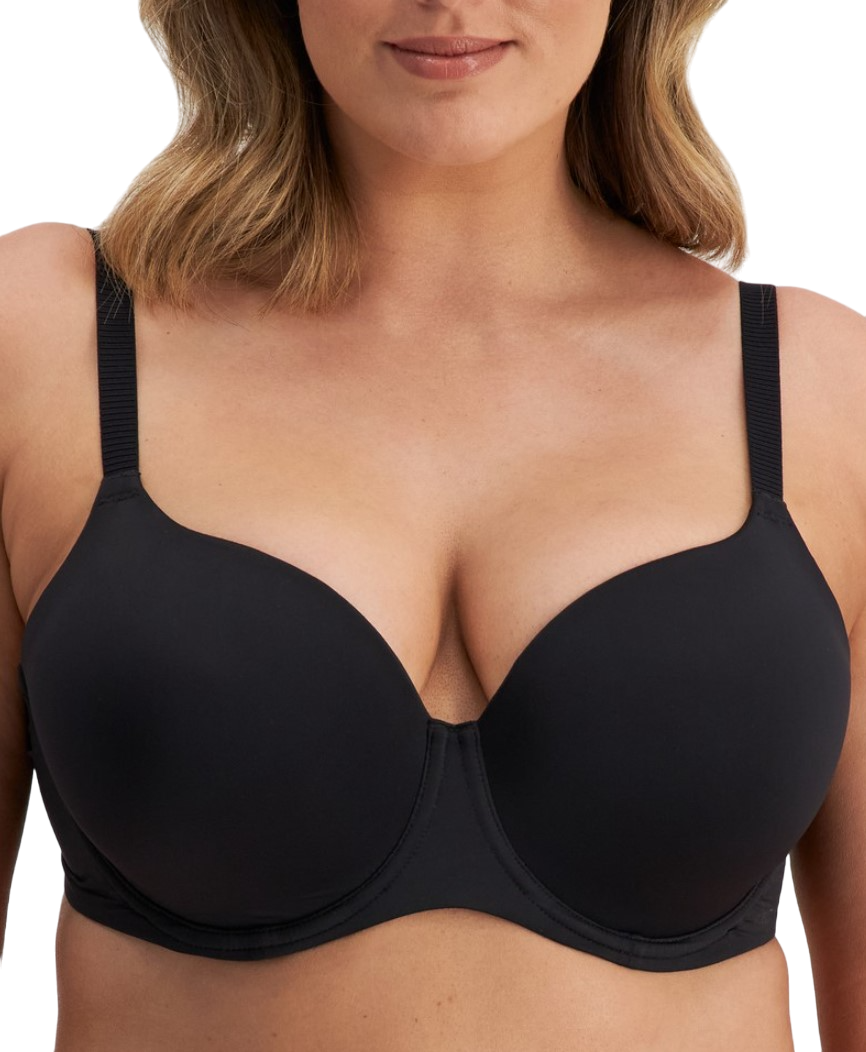 Womens Berlei Be By Berlei Full Coverage T-Shirt Bra Black