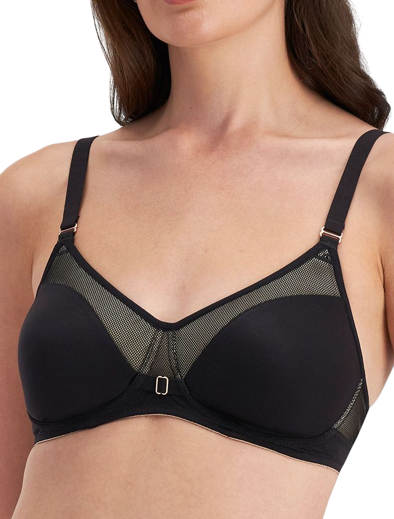 Womens Berlei Post Surgery Mesh Bra Black