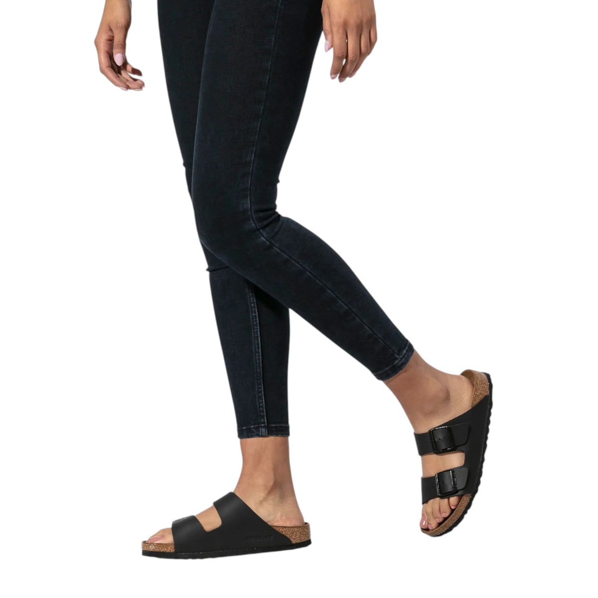 Womens Birkenstock Arizona Birko-Flor Sandals Black