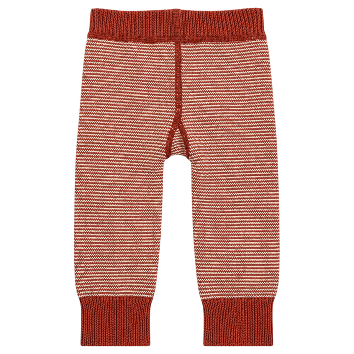 Unisex Kids Bonds Baby Cotton Knit Leggings Burnt Orange