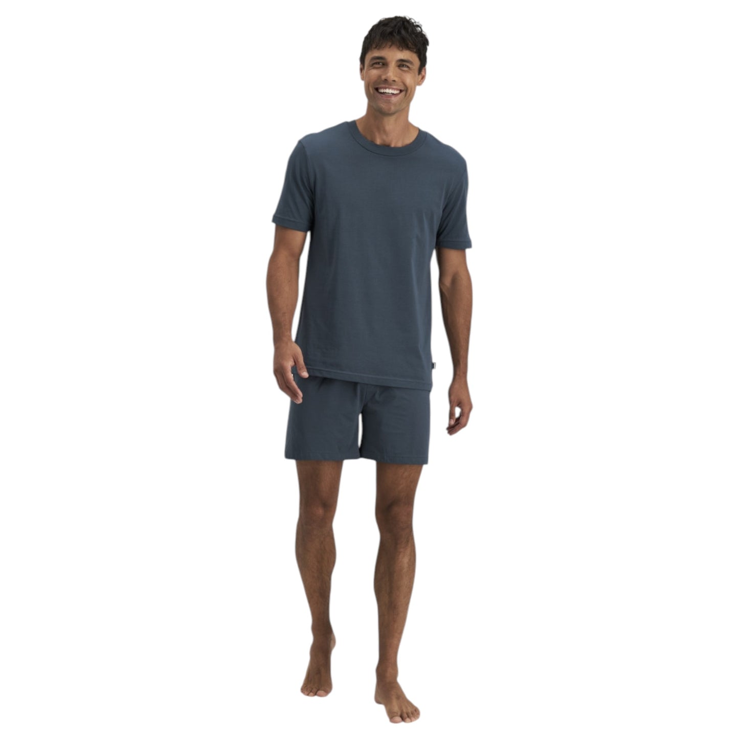 Mens Bonds Sleep Cotton Shorts Navy
