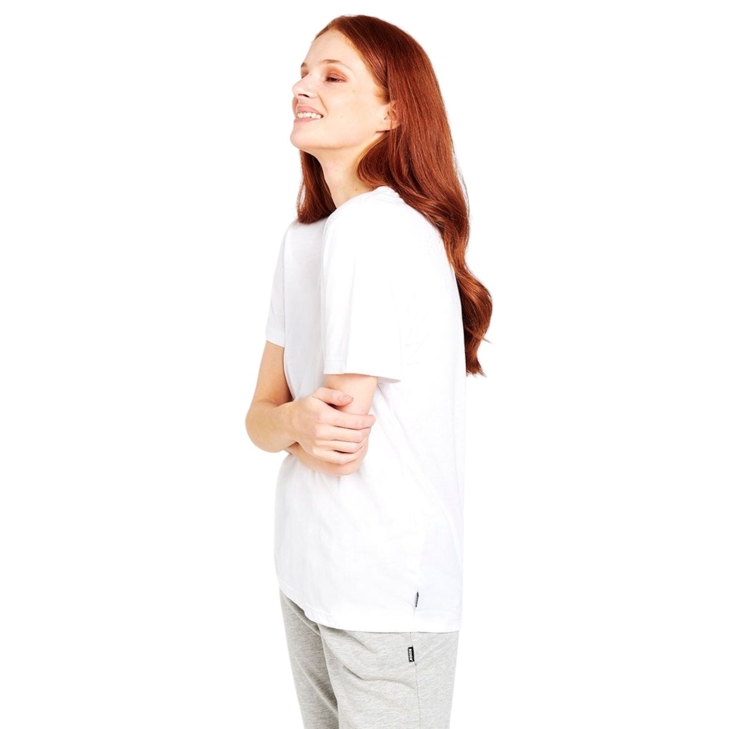 Womens Bonds Core Crew T-Shirt White