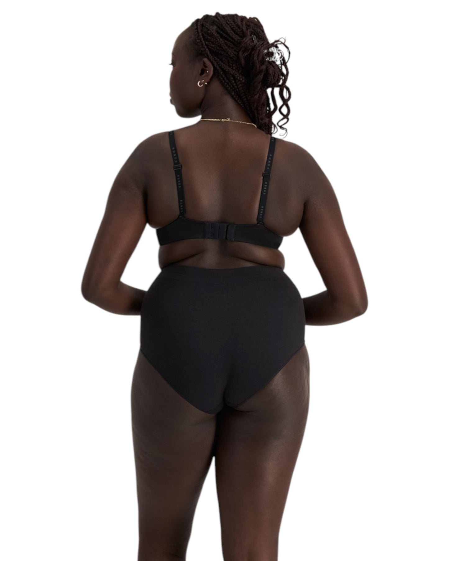 6 Pack Womens Bonds Seamless Full Briefs Underwear Black