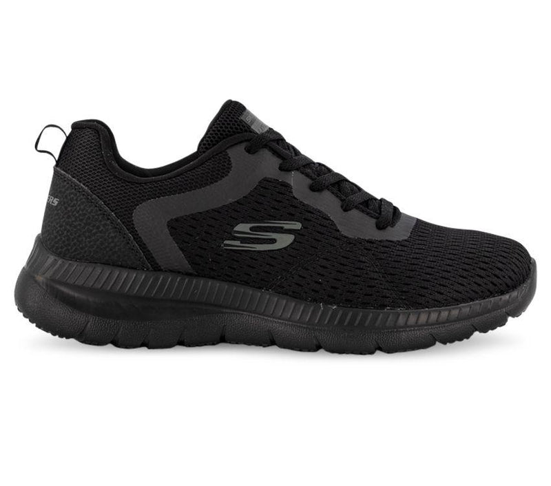 Womens Skechers Bountiful Quickpath Black/Black Running Sport Shoes
