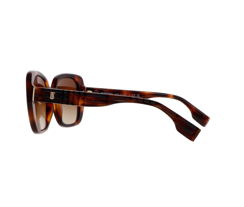 Womens Burberry Sunglasses Be4371 Helena Light Havana Brown Sunnies