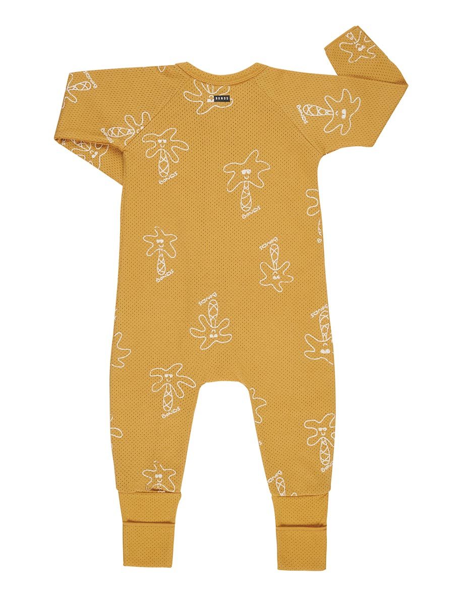 Unisex Kids Bonds Baby Zip Coverall Wondersuit Yellow