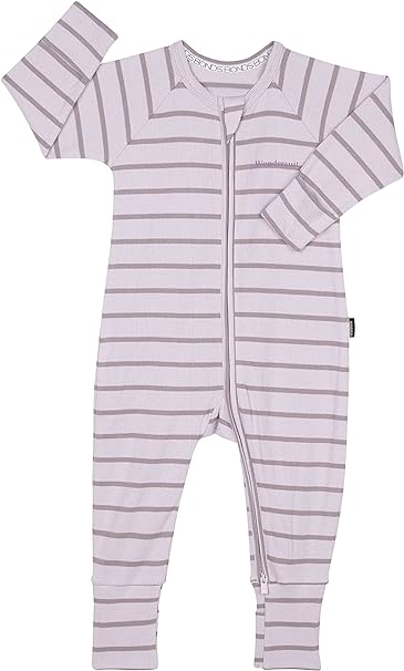Baby Unisex Bonds Baby 2-Way Zip Coverall Wondersuit Purple