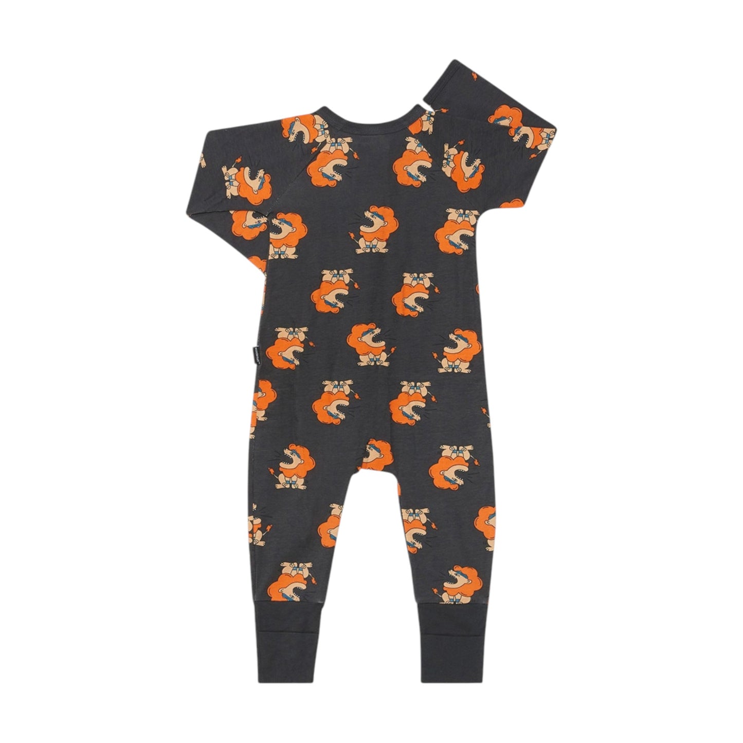 Baby Unisex Bonds Baby 2-Way Zip Coverall Wondersuit Charcoal