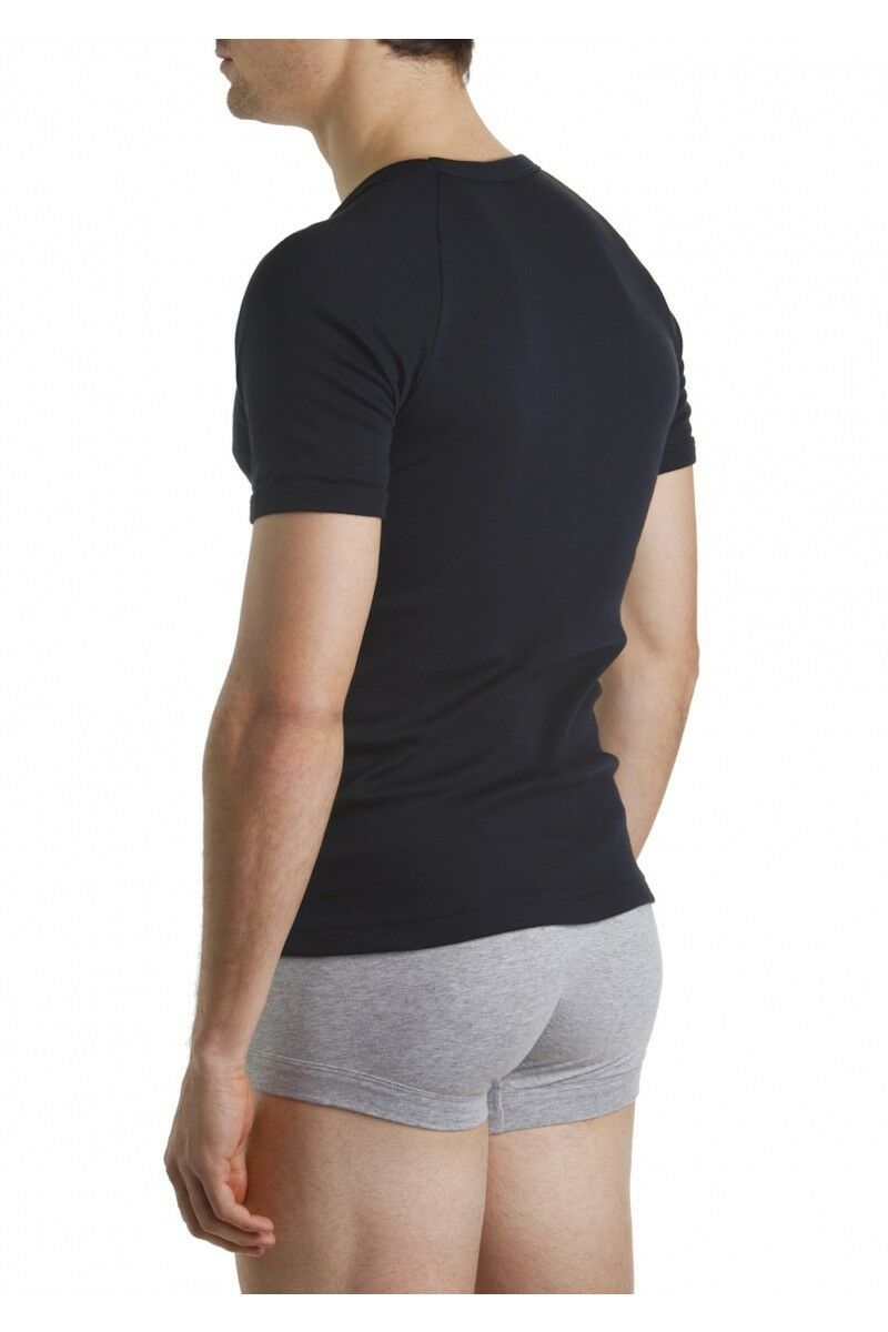Mens Bonds Raglan V-Neck T-Shirt Black