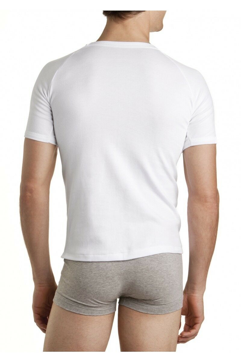 Mens Bonds Raglan V-Neck T-Shirt White