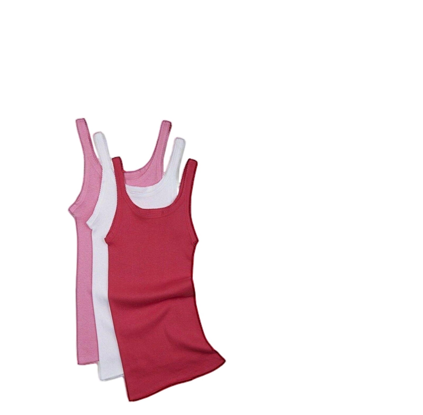 3 Pack Kids Girls Bonds Teena Cotton Singlet Multi
