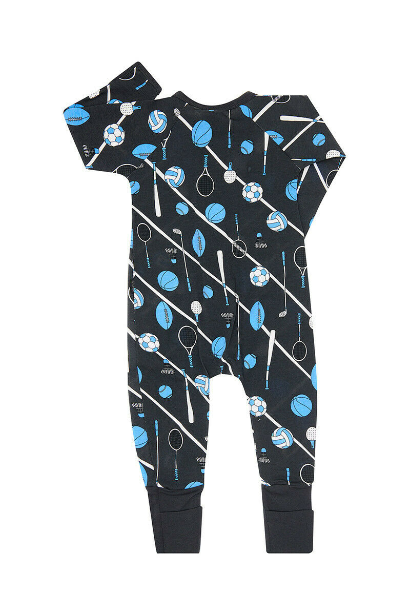 Baby Unisex Bonds Baby Zippy Printed Coverall Wondersuit Play Ball