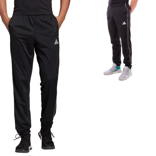 Mens Adidas Core 18 Trackies Black