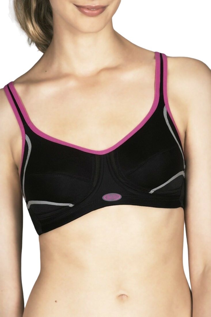 Womens Berlei Electrify Wireless Sports Bra Black