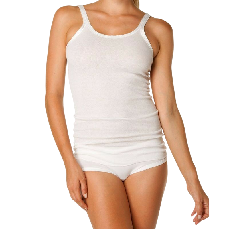 2 Pack Womens Bonds Cumfy Tube Singlet White