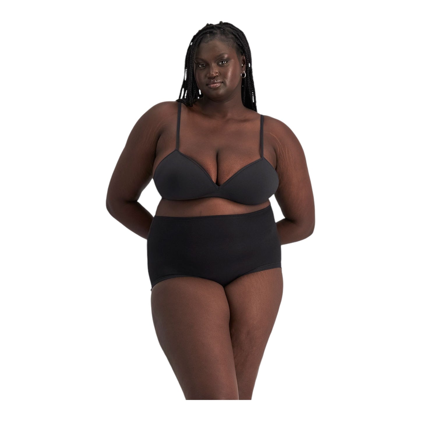 Womens Bonds Cottontails Full Briefs Underwear Black