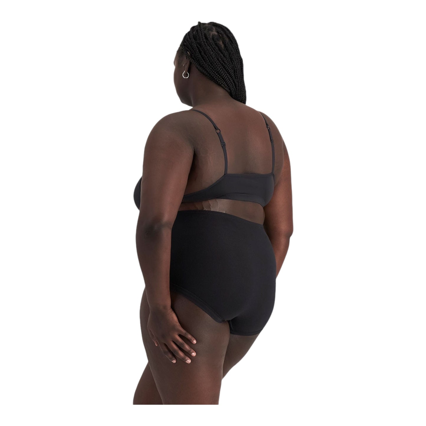 Womens Bonds Cottontails Full Briefs Underwear Black