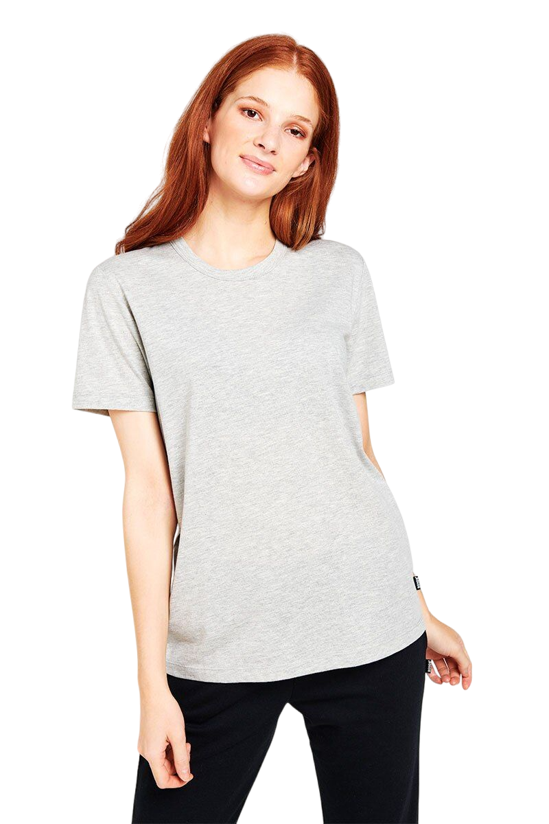 Womens Bonds Core Crew T-Shirt Shadow Marle