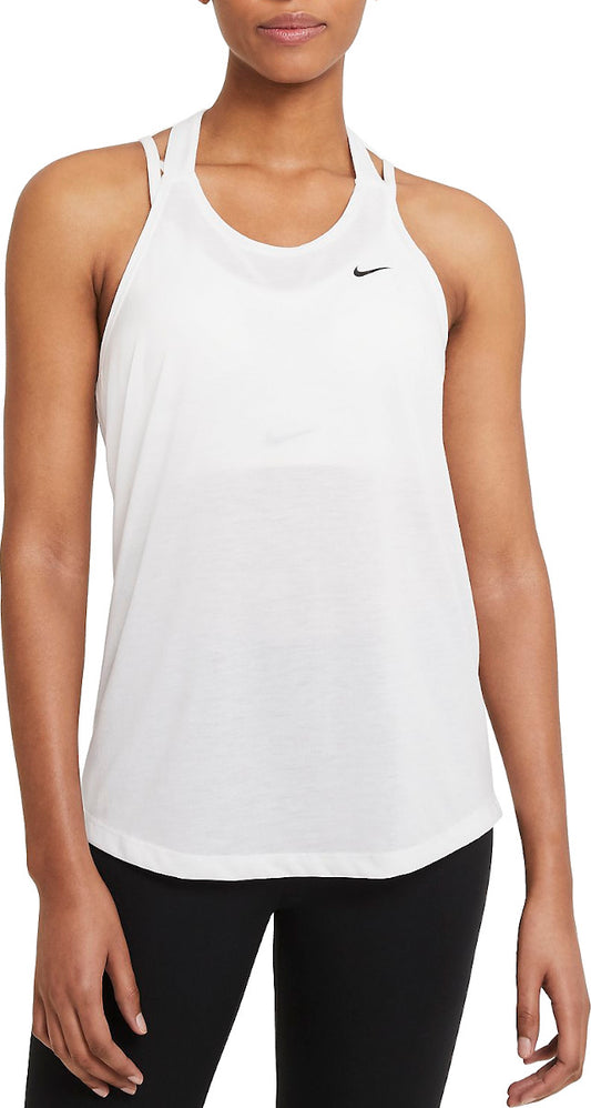 Womens Nike Elastika Dry-Fit Sportswear Tank Top White/Black