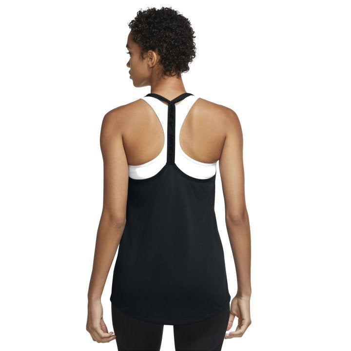 Womens Nike Elastika Dry-Fit Sportswear Tank Top Black/White