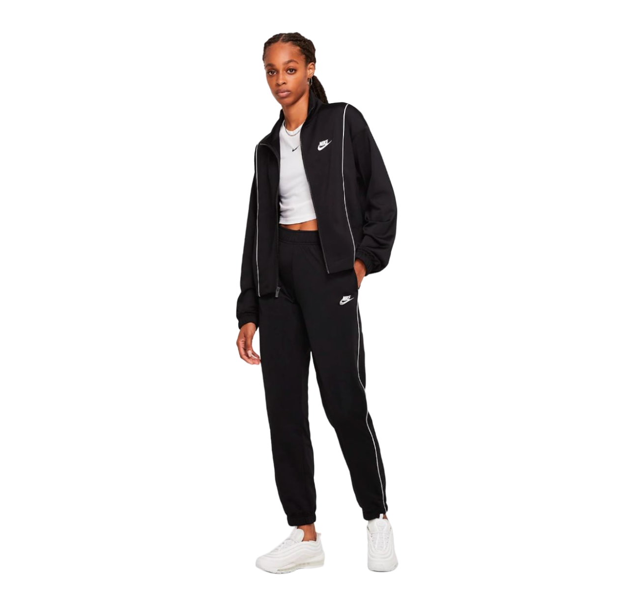 Womens Nike Essentials Sportswear Tracksuit Black