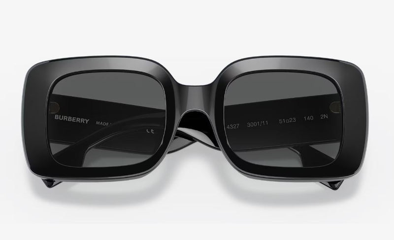 Womens Burberry Sunglasses Delilah Be4327 Black/Grey Gradient Sunnies