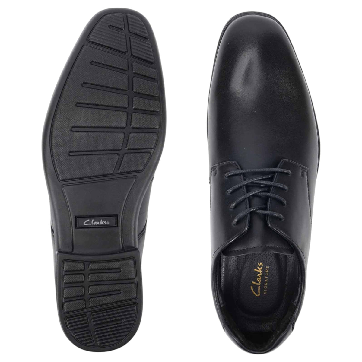 Mens Clarks Devon Shoes Black