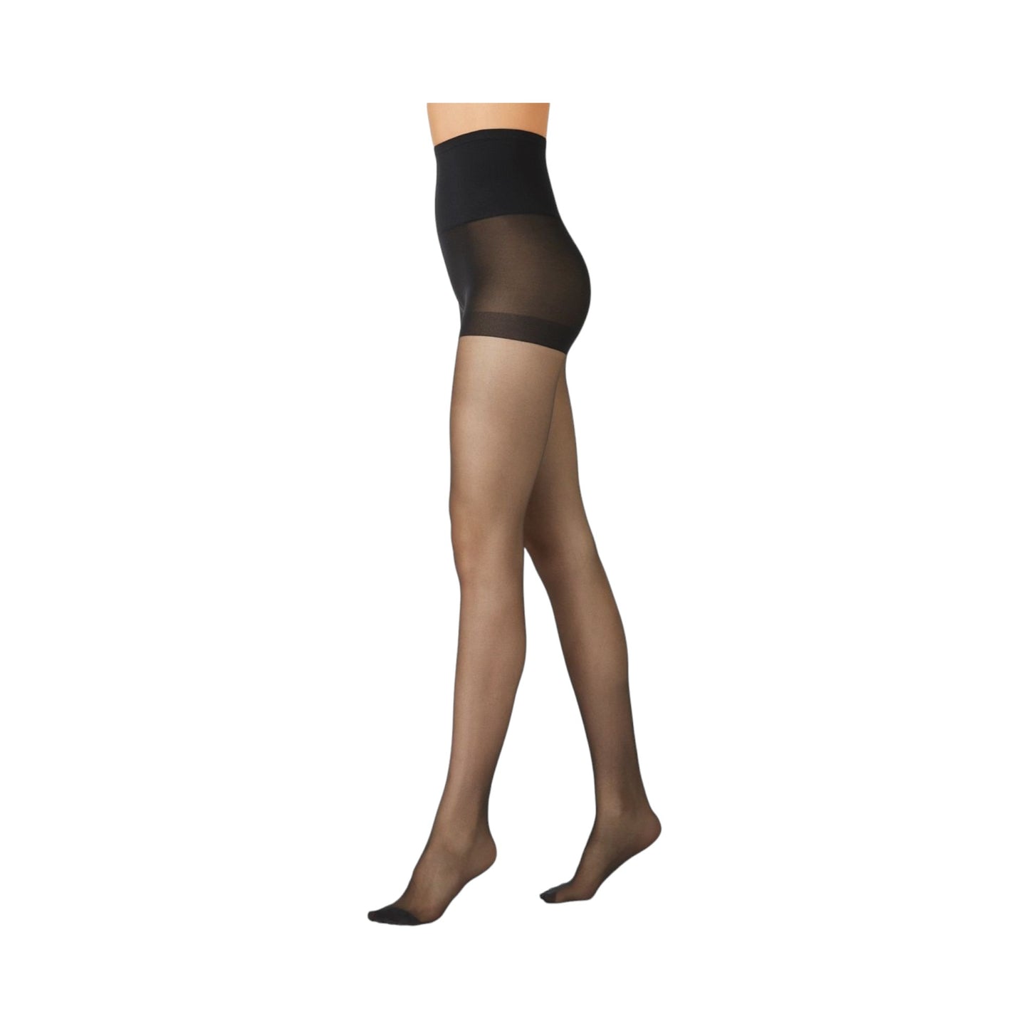 Womens Razzamatazz Dig-Free Comfort Sheer 15 Denier Stockings Nearly Black