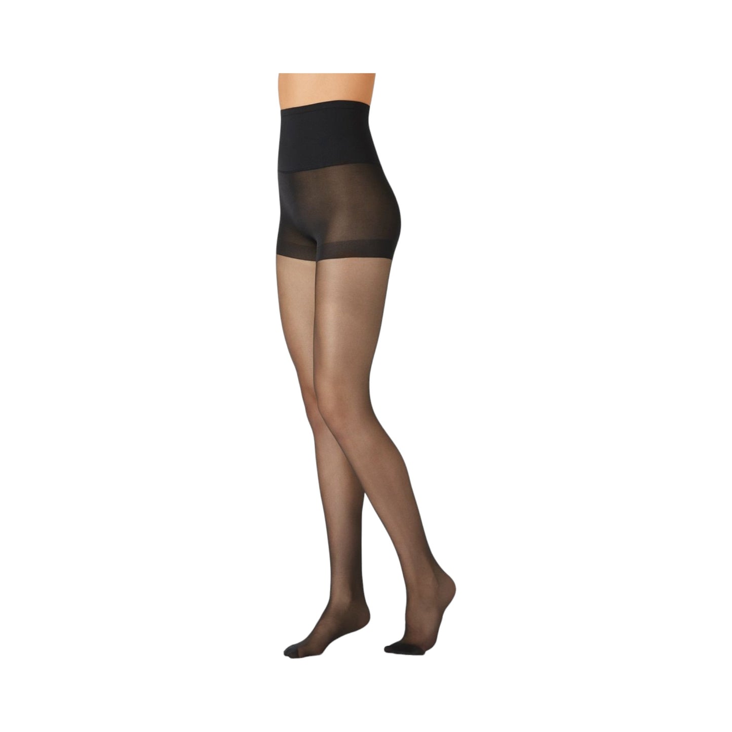 Womens Razzamatazz Dig-Free Comfort Sheer 15 Denier Stockings Nearly Black