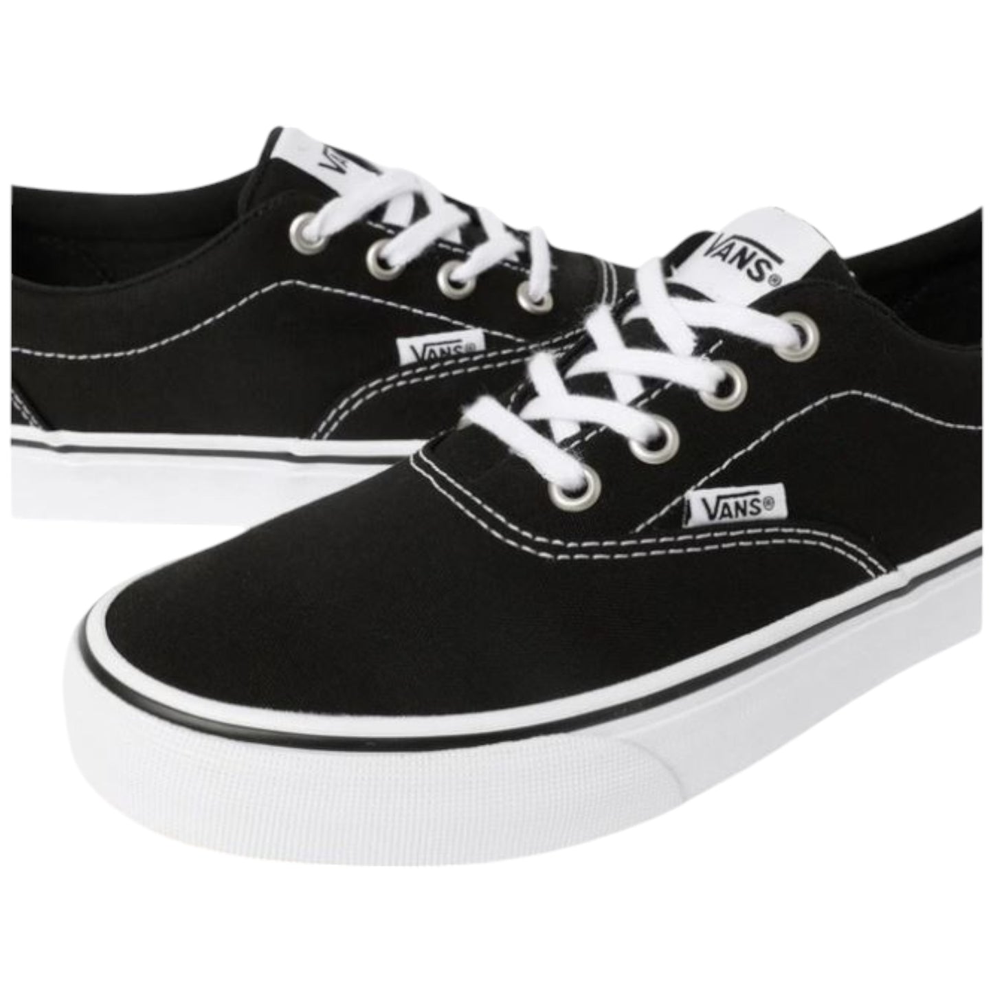 Womens Vans Doheny Shoes Black/White