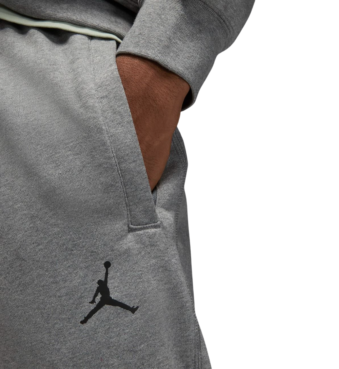 Mens Nike Dri-FIT Sport Fleece Sportswear Trackies Grey