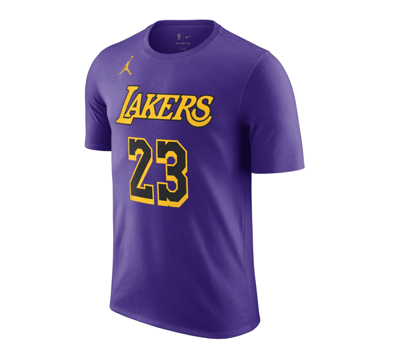 Mens Nike Air Jordan Statement Jersey NBA Lebron James Lakers T-Shirt Purple