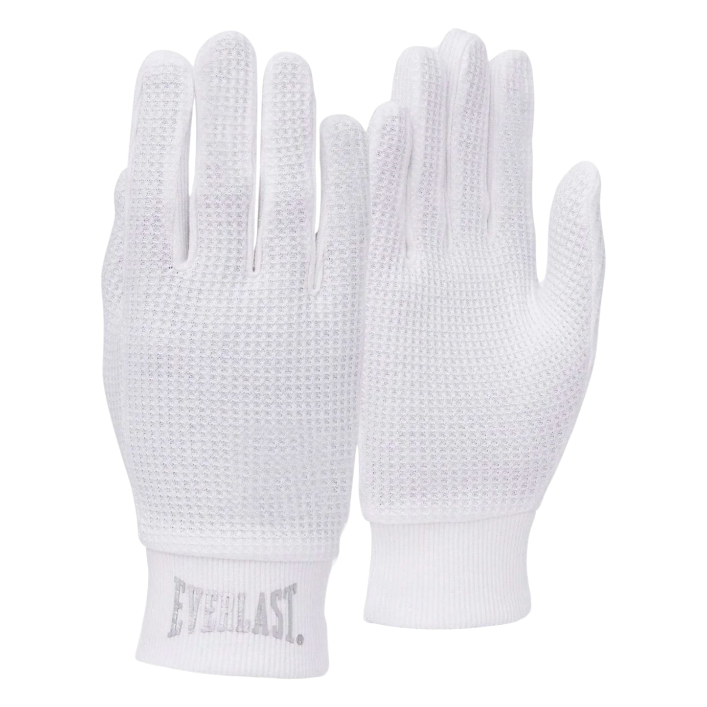 Unisex Adults Everlast Cotton Liner Gloves White
