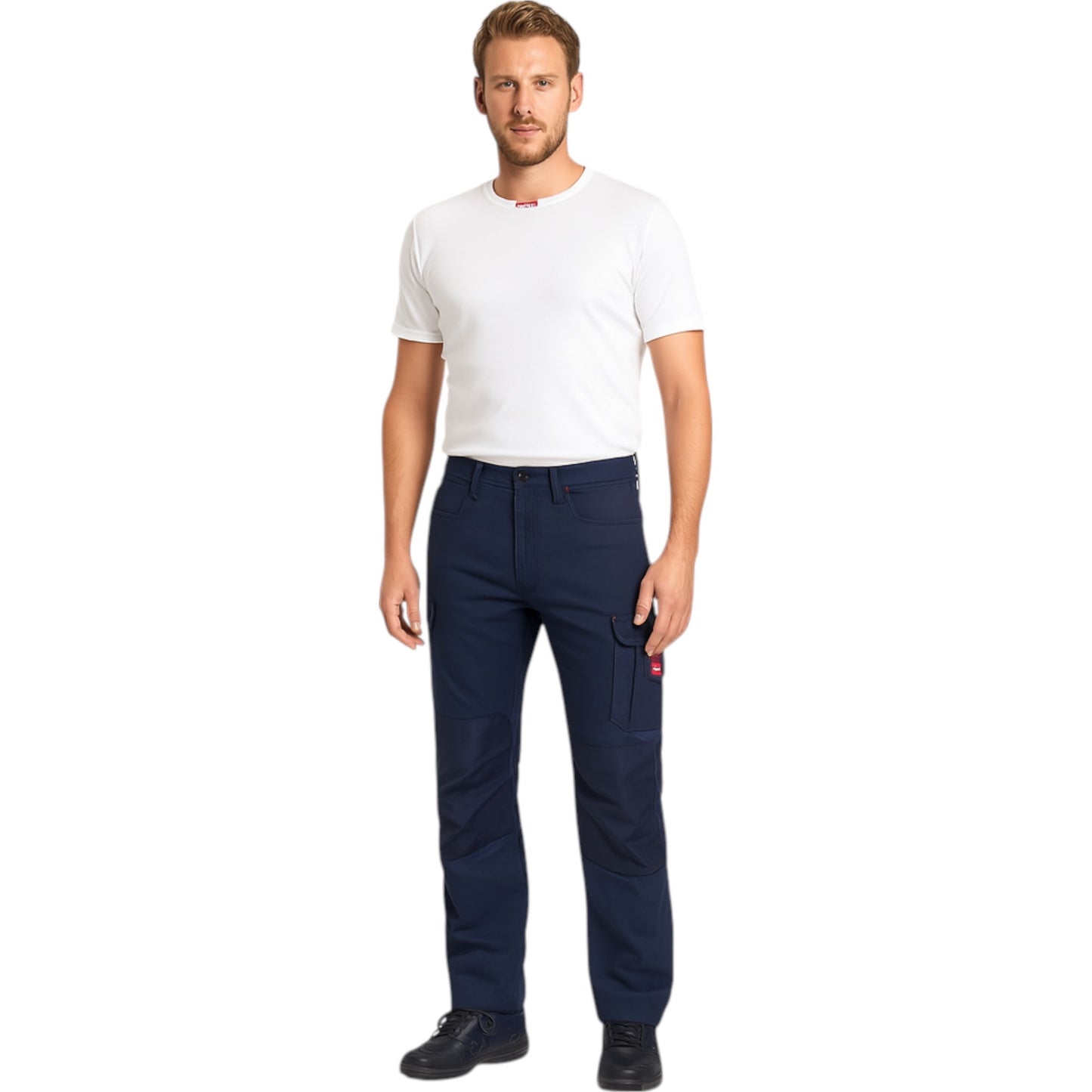 Mens Hard Yakka Legends Cargo Workwear Pants Navy