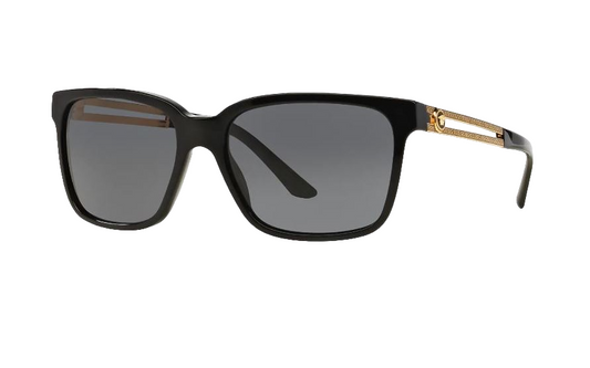 Mens Versace VE4307 Sunglasses Black/ Grey