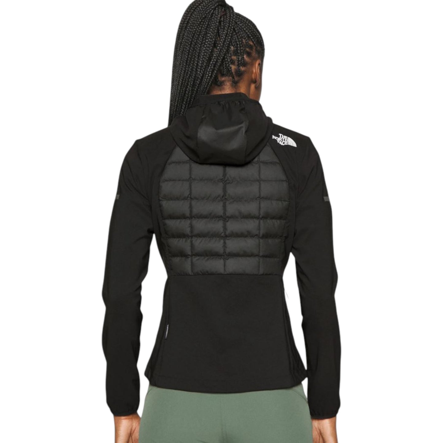 Womens The North Face Lab Hybrid Thermoball Jacket Hooded Hoodie Black