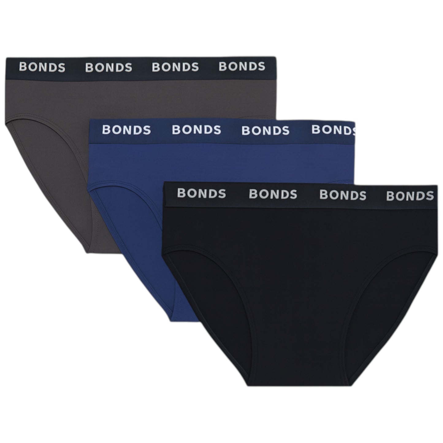 6 Pack Mens Bonds Everyday Value Briefs Underwear Multi