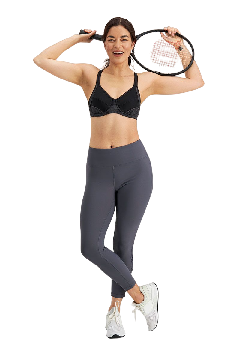 Womens Berlei Electrify Mesh Non-Contour Underwire Bra Black