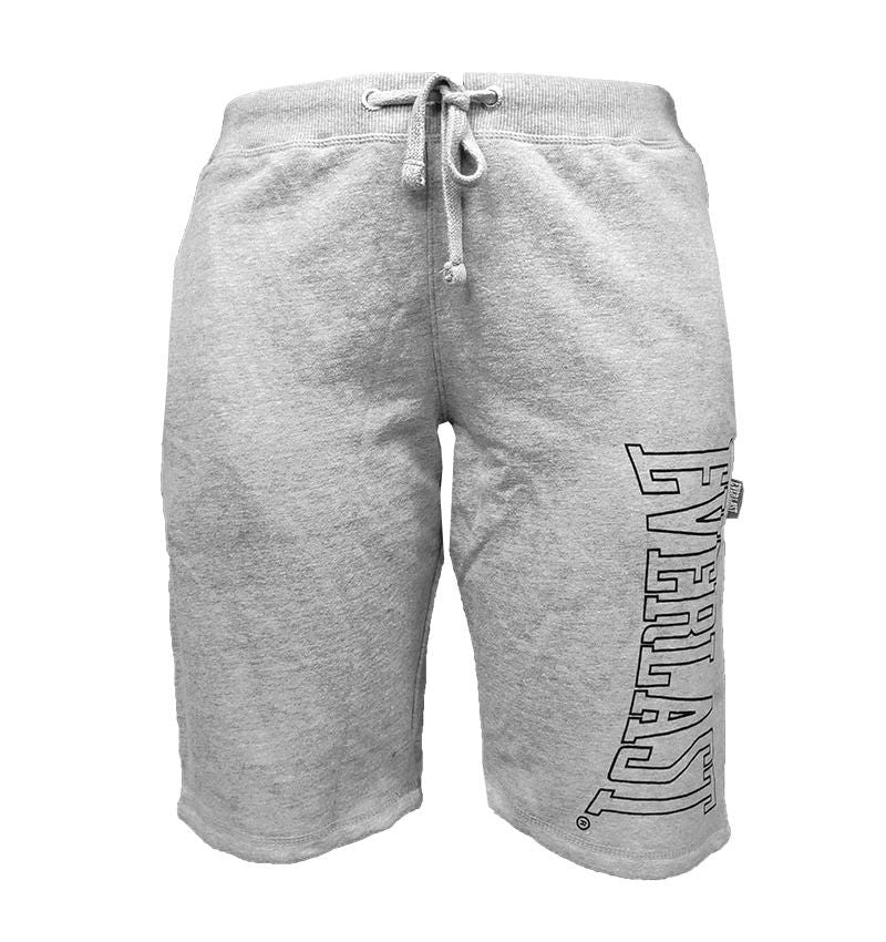 Mens Everlast Brushback Sweat Shorts Grey