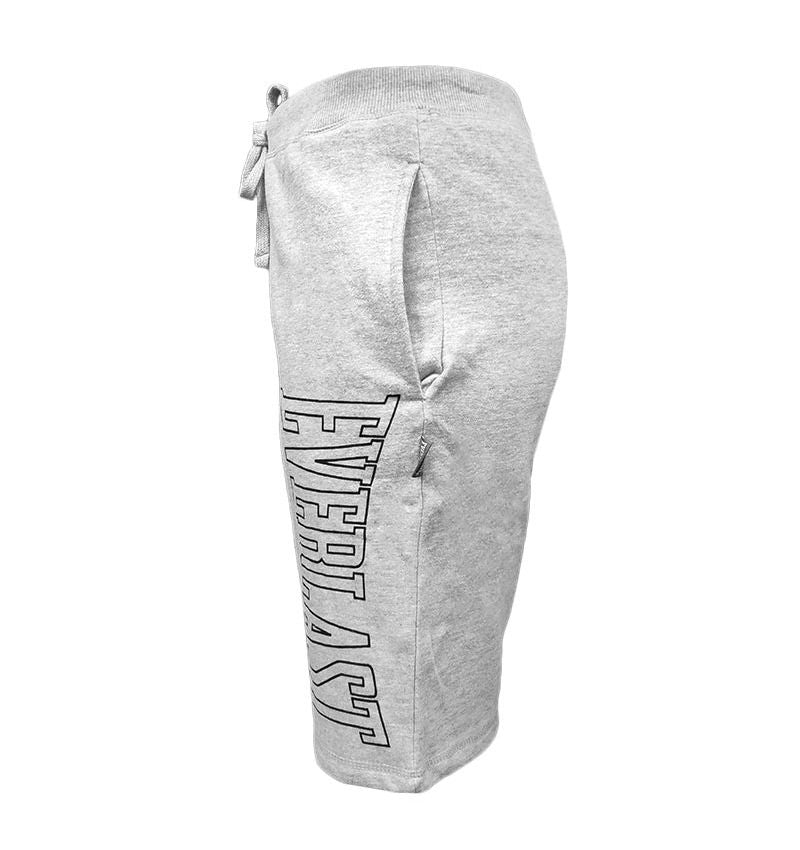 Mens Everlast Brushback Sweat Shorts Grey