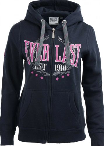 Womens Everlast Heritage Zip Hooded Hoodie Navy