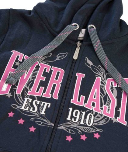 Womens Everlast Heritage Zip Hooded Hoodie Navy