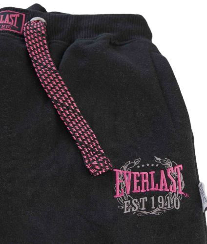 Womens Everlast Jogging Sport Trackies Black